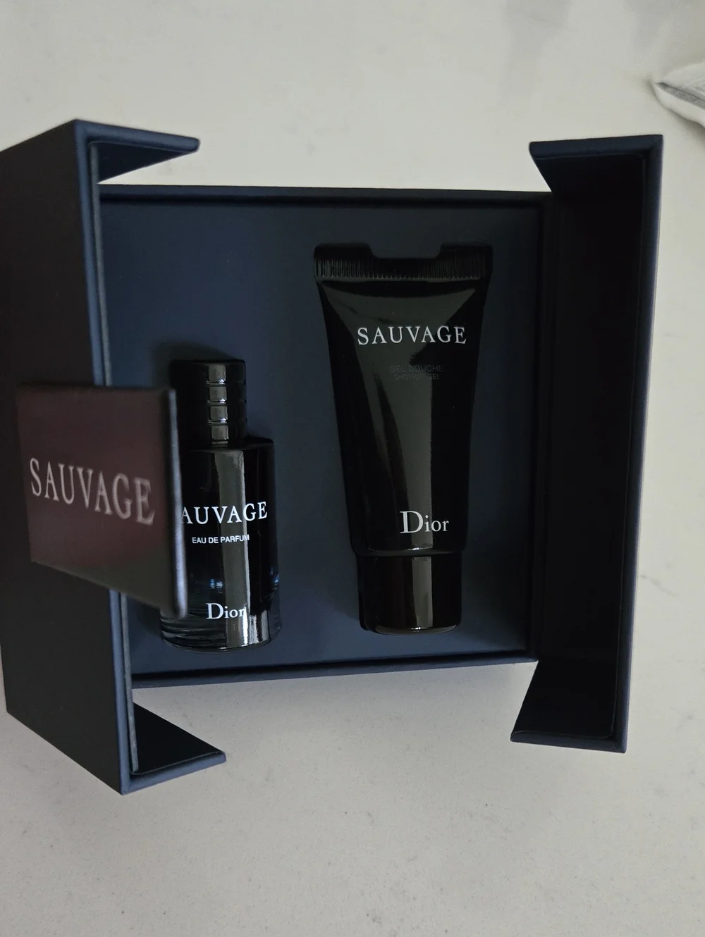 Brand New in box Dior Sauvage Mens Set Dior Sauvage set with a sleek black box